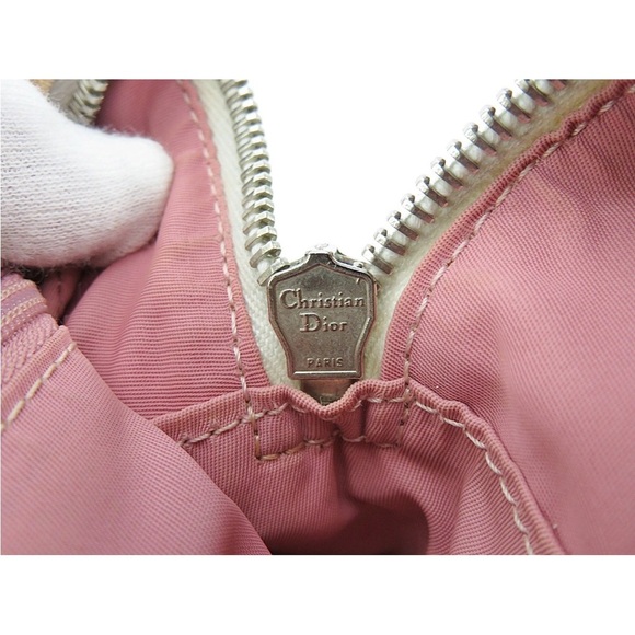 Dior Pink and Cream Monogram Crossbody Bag - Picture 10 of 15
